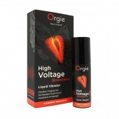 Жидкий вибратор Orgie High Voltage Strawberry - 15 мл. - ORGIE - купить с доставкой в Камышине