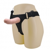 Реалистичный страпон-фаллоимитатор на трусиках Ultra Passionate Harness - 15 см. - Baile - купить с доставкой в Камышине
