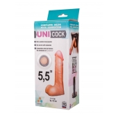 Фаллическая насадка Харнесс UNICOCK 5,5  - 17 см. - LOVETOY (А-Полимер) - купить с доставкой в Камышине