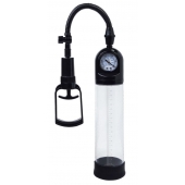 Чёрная вакуумная помпа A-toys с манометром и прозрачной колбой - A-toys - в Камышине купить с доставкой