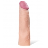 Реалистичная насадка с ярко выраженной головкой - 16,5 см. - A-toys - в Камышине купить с доставкой