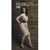 Пояс с клёпками Yona Black - Rebelts - купить с доставкой в Камышине