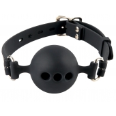 Силиконовый кляп-шар с отверстиями для дыхания Silicone Breathable Ball Gag Small - Pipedream - купить с доставкой в Камышине