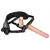Женский страпон с вагинальной пробкой Woman Strap - 18 см. - LOVETOY (А-Полимер) - купить с доставкой в Камышине
