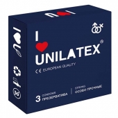 Ультрапрочные презервативы Unilatex Extra Strong - 3 шт. - Unilatex - купить с доставкой в Камышине