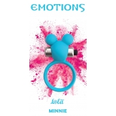 Голубое эрекционное виброколечко Emotions Minnie Breeze - Lola Games - в Камышине купить с доставкой