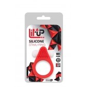 Красное эрекционное кольцо LIT-UP SILICONE STIMU RING 1 RED - Dream Toys - в Камышине купить с доставкой