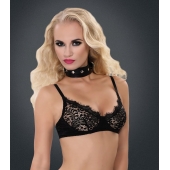 Полиуретановый ошейник с пуклями и D-кольцами Collar with Studs - Blush Novelties - купить с доставкой в Камышине