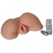 Телесная вибровагина из киберкожи с выносным пультом - LOVETOY (А-Полимер) - в Камышине купить с доставкой
