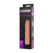 Насадка-удлинитель Extension sleeve телесного цвета - 18,5 см. - Sitabella - в Камышине купить с доставкой