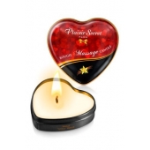 Массажная свеча с ароматом ванили Bougie Massage Candle - 35 мл. - Plaisir Secret - купить с доставкой в Камышине
