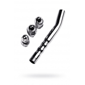 Металлический анальный душ с тремя насадками - ToyFa - купить с доставкой в Камышине