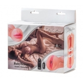 Двусторонний мастурбатор с вибропулей Satisfaction Babylicious - Lola Games - в Камышине купить с доставкой