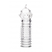 Прозрачная насадка на пенис TOYFA A-Toys с расширенной головкой - 15,3 см. - A-toys - в Камышине купить с доставкой