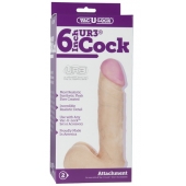 Ультра реалистичная насадка Vac-U-Lock  6  ULTRASKYN Cock - 17,3 см. - Doc Johnson - купить с доставкой в Камышине