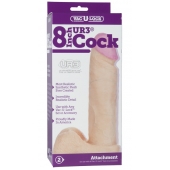 Ультрареалистичная насадка для трусиков Vac-U-Lock 8  ULTRASKYN Cock - 20,57 см. - Doc Johnson - купить с доставкой в Камышине