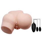 Телесный полуторс с двумя любовными тоннелями и вибрацией - Baile - в Камышине купить с доставкой