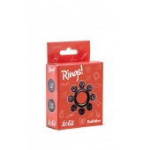 Чёрное эрекционное кольцо Rings Bubbles - Lola Games - в Камышине купить с доставкой