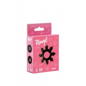 Чёрное эрекционное кольцо Rings Gear - Lola Games - в Камышине купить с доставкой