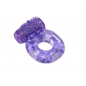 Фиолетовое эрекционное кольцо с вибрацией Rings Axle-pin - Lola Games - в Камышине купить с доставкой