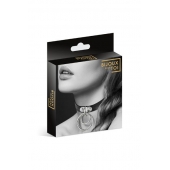 Черный чокер с двумя кольцами - Bijoux Pour Toi - купить с доставкой в Камышине