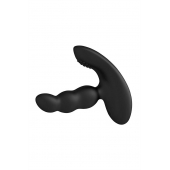 Черный силиконовый стимулятор простаты Levett Nitoc с пультом ДУ - Levett - в Камышине купить с доставкой