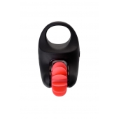 Чёрно-красное эрекционное виброкольцо Erotist - Erotist Adult Toys - в Камышине купить с доставкой