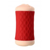 Двухсторонний мастурбатор JOS  NADIN в красном цилиндре - JOS - в Камышине купить с доставкой