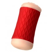 Двухсторонний мастурбатор JOS  NADIN в красном цилиндре - JOS - в Камышине купить с доставкой