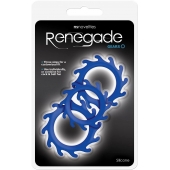 Набор из 3 синих эрекционных колец Renegade Gears - NS Novelties - в Камышине купить с доставкой