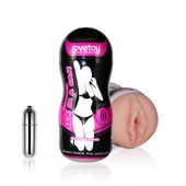 Мастурбатор-вагина Sex In A Can Vibra Vagina Tunnel - Lovetoy - в Камышине купить с доставкой