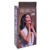 Кляп-трензель Lora с металлическими кольцами - Rebelts - купить с доставкой в Камышине