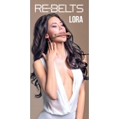 Кляп-трензель Lora с металлическими кольцами - Rebelts - купить с доставкой в Камышине