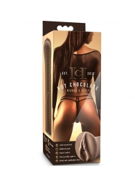 Коричневый мастубратор-вагина Nicole s Kitty - Blush Novelties - в Камышине купить с доставкой