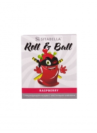 Стимулирующий презерватив-насадка Roll   Ball Raspberry - Sitabella - купить с доставкой в Камышине