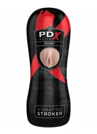 Мастурбатор-вагина Vibrating Pussy Stroker с вибрацией - Pipedream - в Камышине купить с доставкой