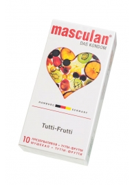 Жёлтые презервативы Masculan Ultra Tutti-Frutti с фруктовым ароматом - 10 шт. - Masculan - купить с доставкой в Камышине