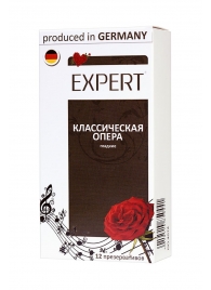 Гладкие презервативы Expert  Классическая опера  - 12 шт. - Expert - купить с доставкой в Камышине