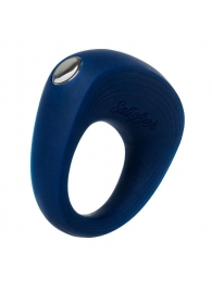 Синее эрекционное кольцо на пенис Satisfyer Ring 2 - Satisfyer - в Камышине купить с доставкой