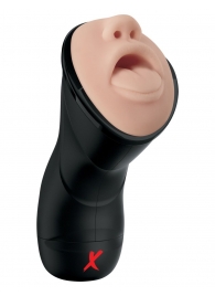 Мастурбатор-ротик Deep Throat Vibrating Stroker - Pipedream - в Камышине купить с доставкой