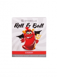 Стимулирующий презерватив-насадка Roll   Ball Cherry - Sitabella - купить с доставкой в Камышине