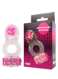 Прозрачное эрекционное кольцо Erowoman-Eroman - Erowoman-Eroman - в Камышине купить с доставкой