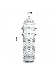 Закрытая прозрачная насадка Crystal sleeve - 14,2 см. - Erowoman-Eroman - в Камышине купить с доставкой