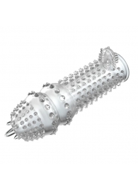 Закрытая прозрачная насадка Crystal sleeve - 14,2 см. - Erowoman-Eroman - в Камышине купить с доставкой