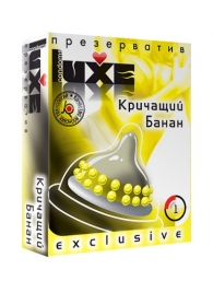 Презерватив LUXE  Exclusive  Кричащий банан  - 1 шт. - Luxe - купить с доставкой в Камышине