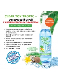 Очищающий спрей для игрушек CLEAR TOY Tropic - 100 мл. - Биоритм - купить с доставкой в Камышине