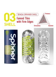 Мастурбатор SPINNER Shell - Tenga - в Камышине купить с доставкой