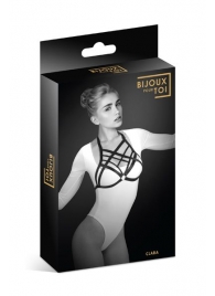 Черная упряжь на грудь Clara - Bijoux Pour Toi - купить с доставкой в Камышине