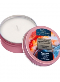 Массажная свеча  Фруктовая фантазия - БиоМед - купить с доставкой в Камышине