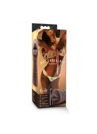 Коричневый мастурбатор-ротик Heather - Blush Novelties - в Камышине купить с доставкой